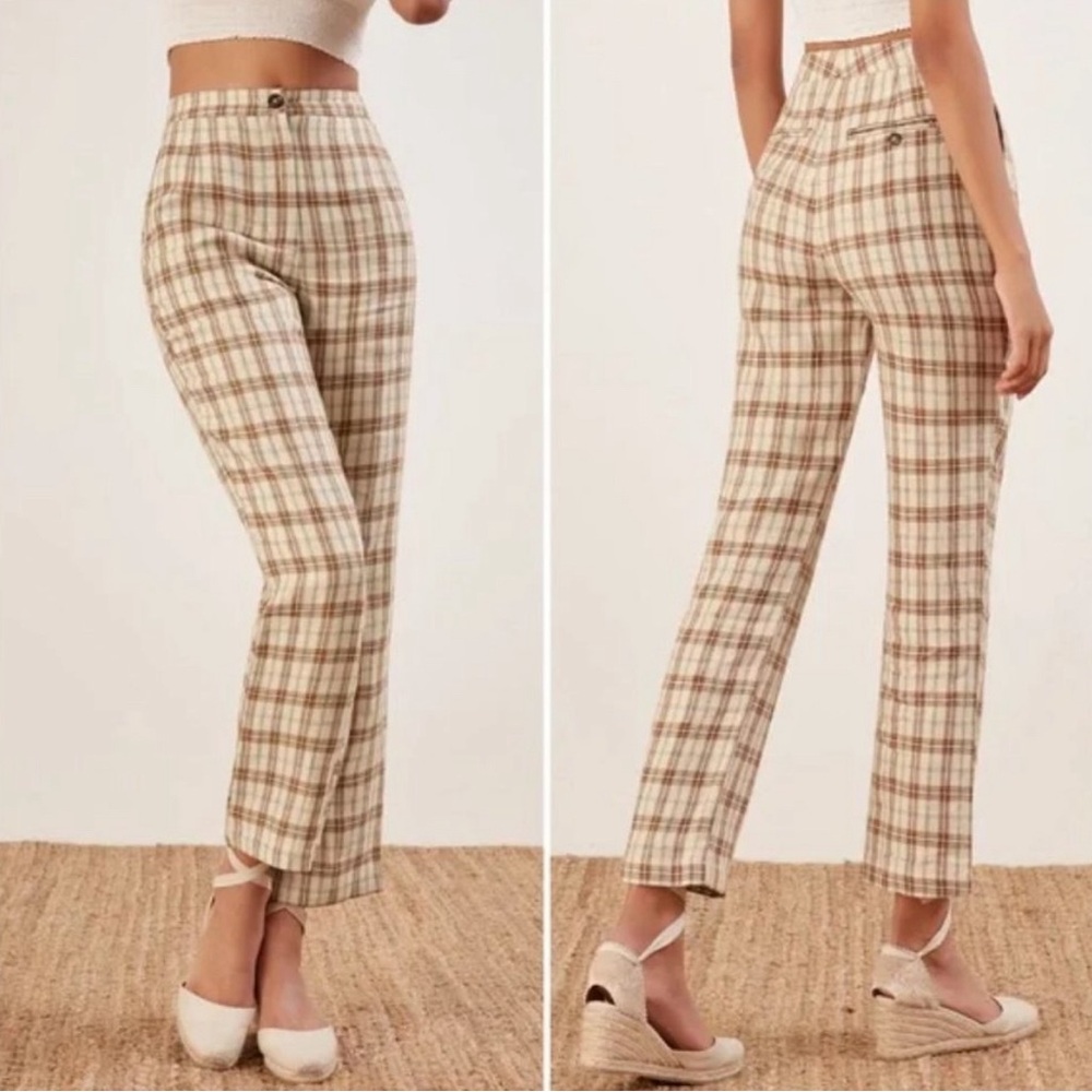 Reformation linen pants